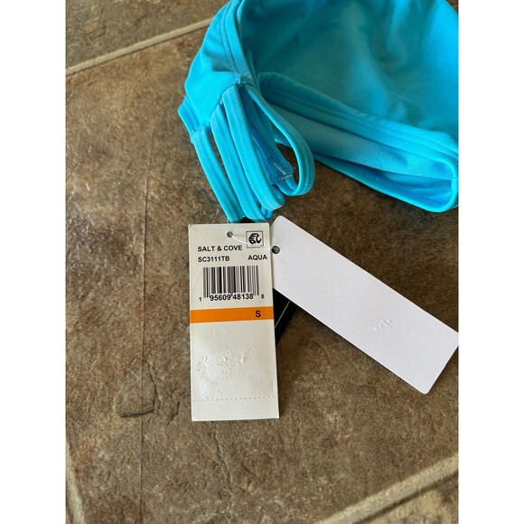 Salt & Cove Salt Strappy-Side Hipster Bikini Bottom
Size Small Aqua - Picture 8 of 8